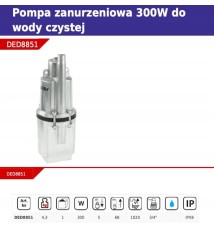 Pompa membranowa do wody 300W  DED8851