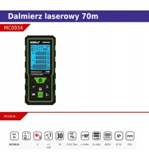 DEDRA Dalmierz laserowy 70m MC0934