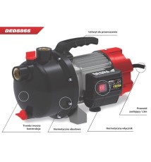 Pompa ogrodowa 1000W DED8866	Dedra