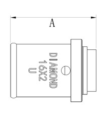 PEX zaprasowywana Korek 20 Diamond