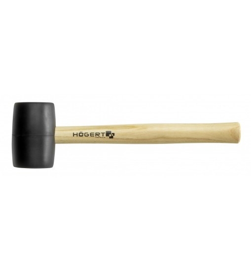 Mlotek gumowy czarny 900g HT3B046	