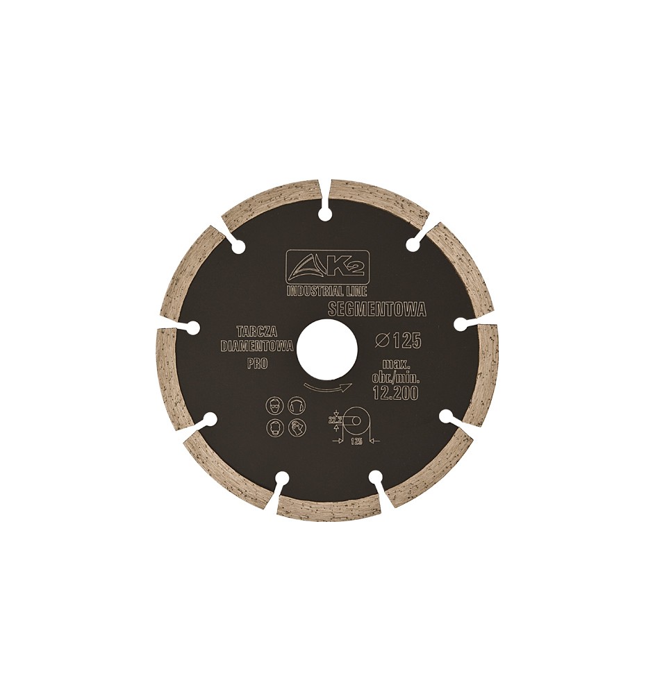 Tarcza diamentowa 125mm do betonu segmentowa K2