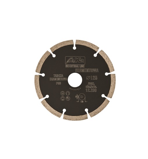 Tarcza diamentowa 125mm do betonu segmentowa K2