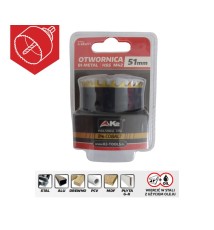 Otwornica BI-METAL HSS Cobalt 51mm K2, n-otw51