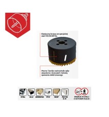 Otwornica BI-METAL HSS Cobalt 114mm K2, n-otw114
