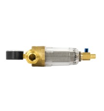 KOMPLET FILTR MECHANICZNY Z PŁUKANIEM WSTECZNYM Z MANOMETREM PN16