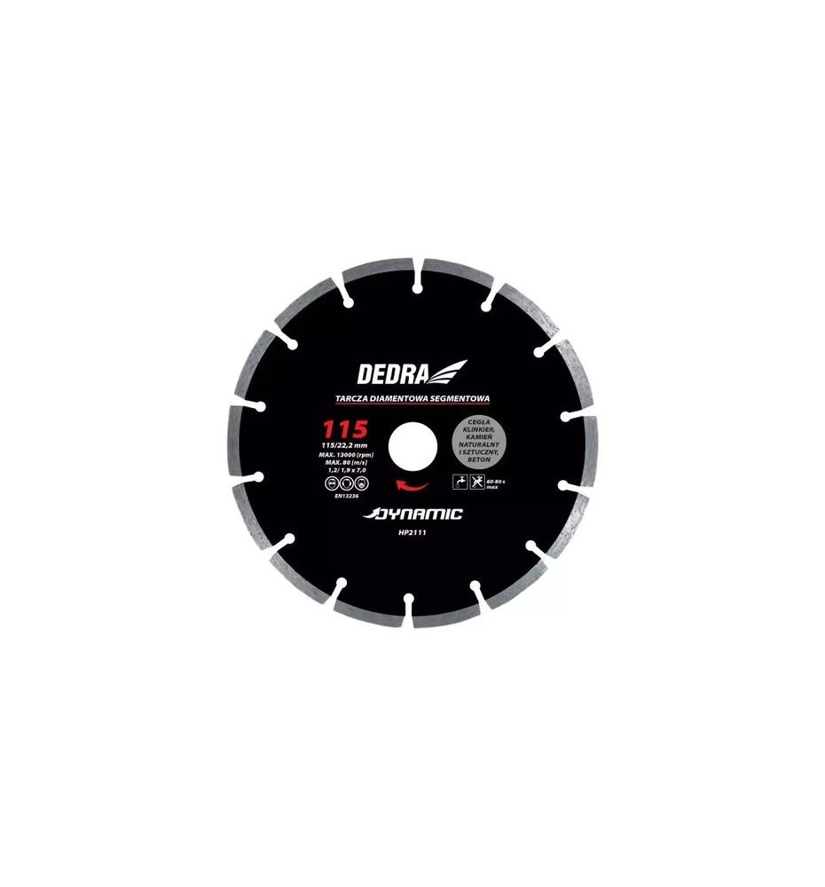 Tarcza segmentowa 230mm/22.2mm Dynamic HP2116	