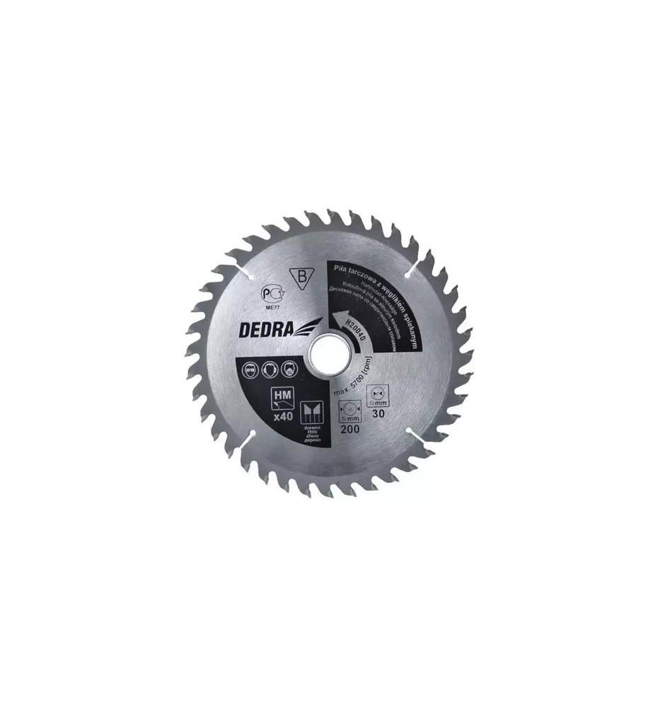 Pila tarczowa do drewna 80z śr250x30mm H25080	