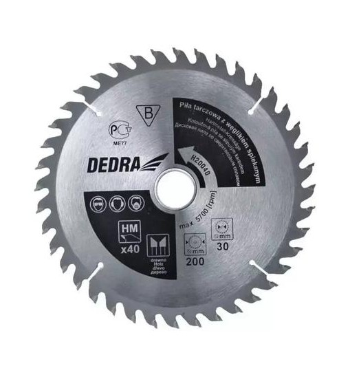 Pila tarczowa do drewna 80z śr250x30mm H25080	