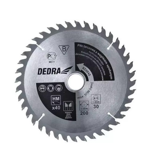 Pila tarczowa do drewna 40z śr185x20mm H18540	