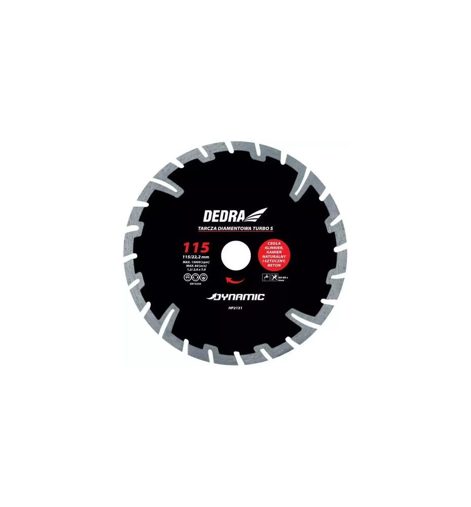 Tarcza diamentowa segmentowa Turbo S 125mmx22.2mm HP2132	
