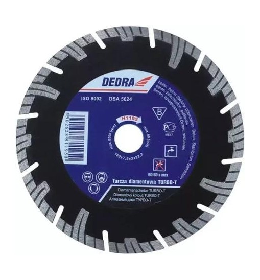 Tarcza diamentowa turbo-T 180mmx22,2 H1195	