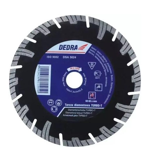 Tarcza diamentowa turbo-T 250mmx25.4mm H1198E	