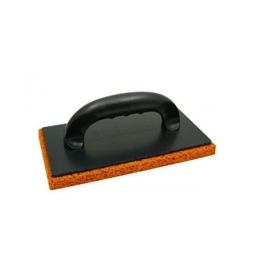 SOLID Paca z gąbką gumową pomarańczową 130x250mm