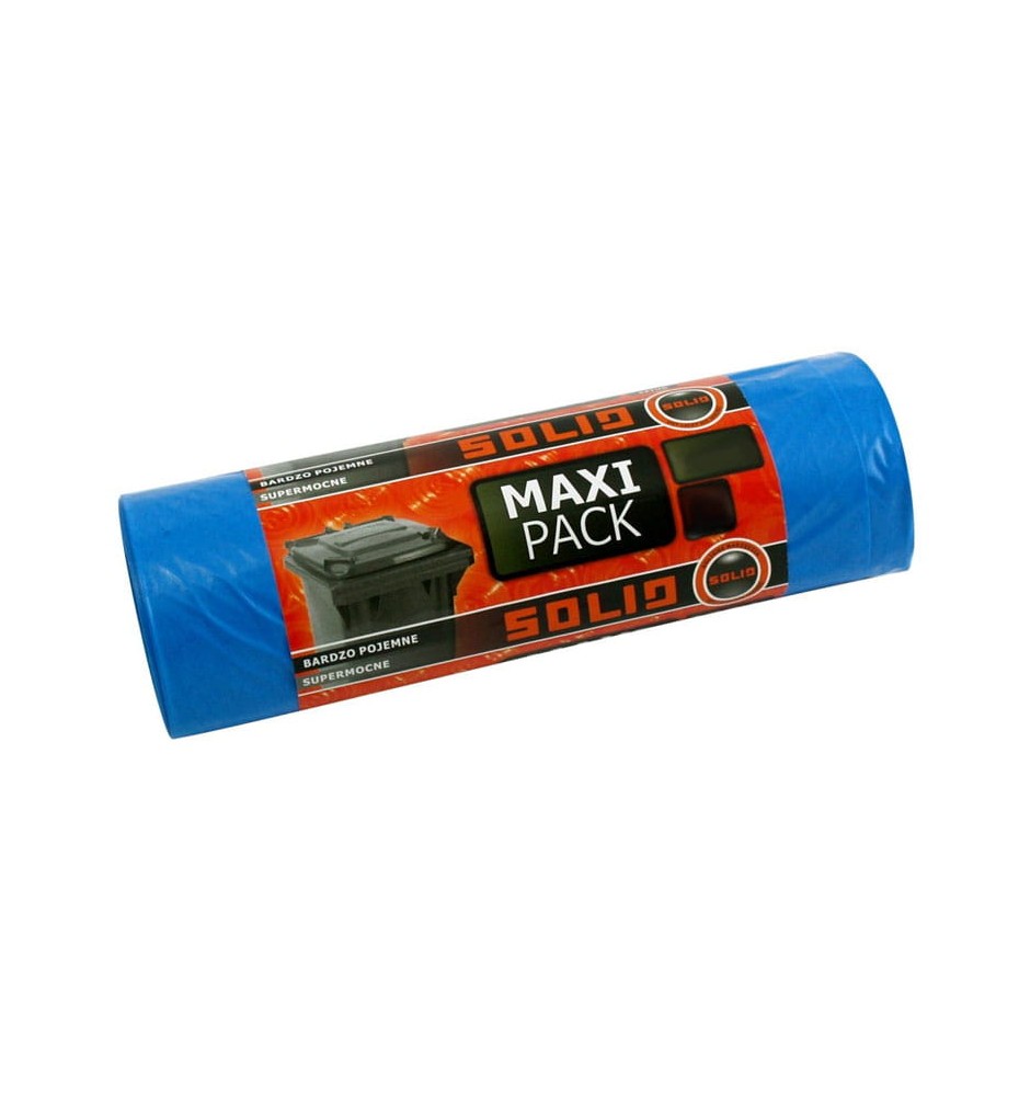 SOLID Worki na śmieci MAXI PACK 160L 10 szt SOLID Worki na śmieci MAXI PACK 160L 10 szt