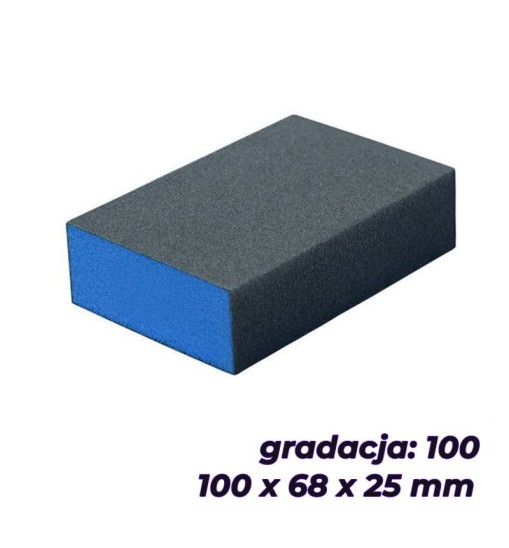  BLUE DOLPHIN Kostka ścierna 100x68x25mm gr 120 