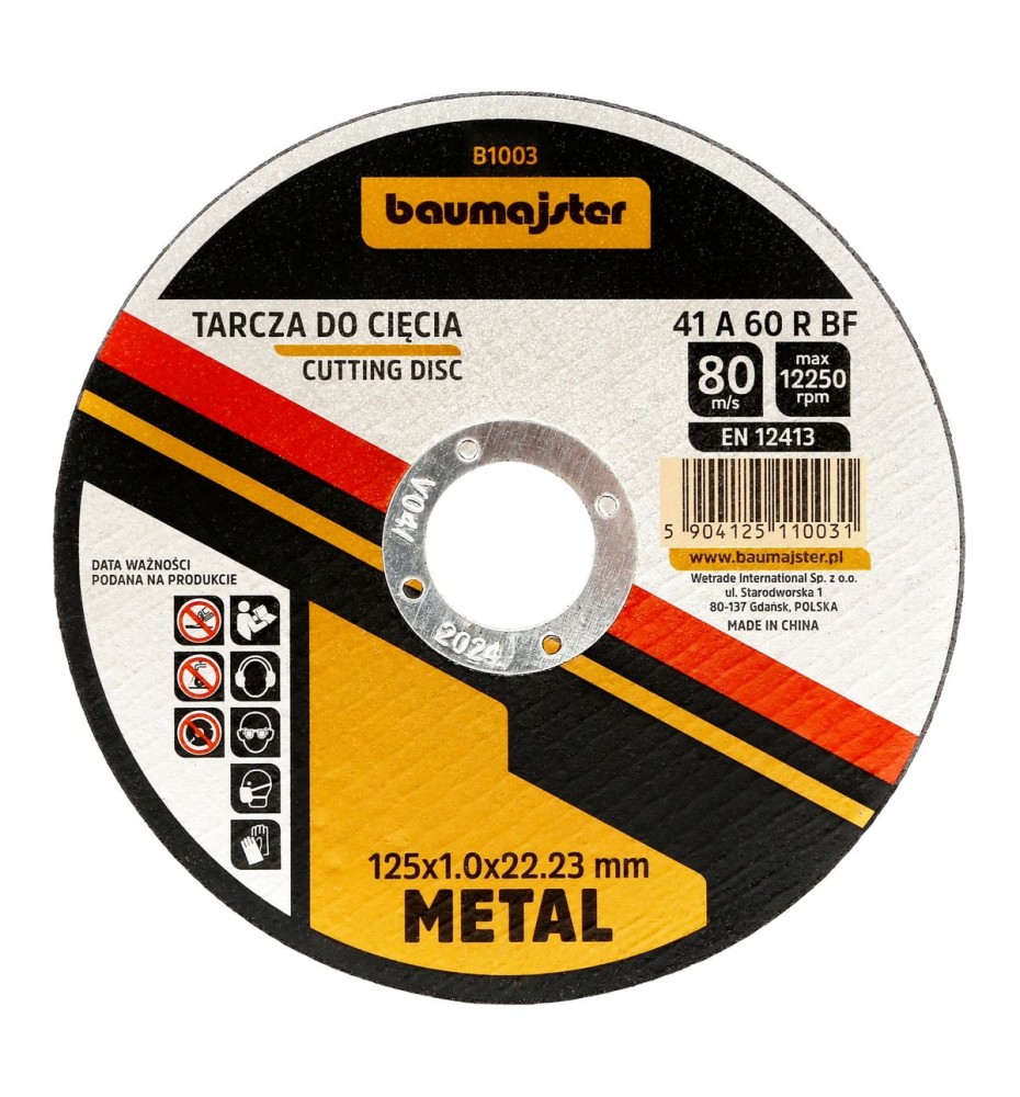 Tarcza do cięcia metalu 350x3,5x25,4mm 