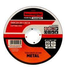 Tarcza do cięcia metalu HAUSMAJSTER 125x1,0x22,23mm