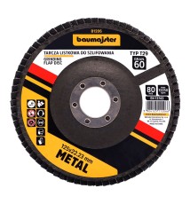 Tarcza listkowa do szlifowania metalu 125x22,23mm gr 40