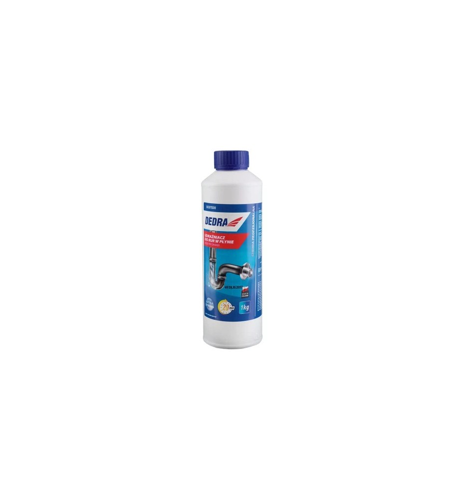 Płyn do udrażniania rur 1kg DEGT030 DEDRA